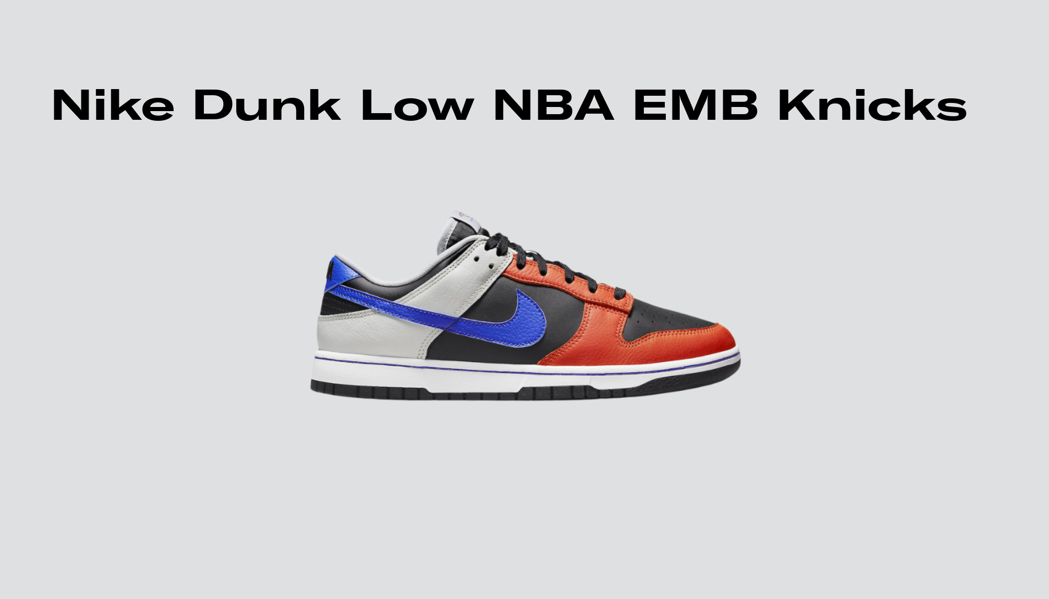 Nike Dunk Low NBA EMB Knicks, Raffles and Release Date | Sole 